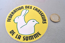 Autocollant/sticker  CHASSE