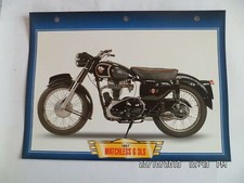 CARTE FICHE MOTO MATCHLESS G