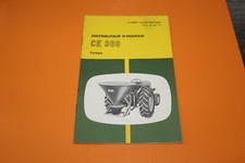 (153) JOHN DEERE Distributeur d'engrais CE 300 Fertisol  Livret d'entretien