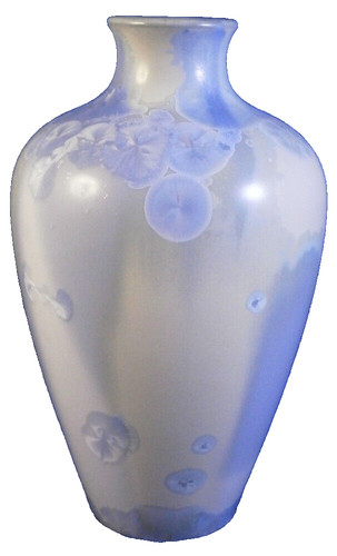 Vase porcelaine crystalline - vase,