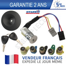 KIT COMPLET SERRURE BARILLET NEIMAN ANTIVOL + BOUCHON RENAULT KANGOO 1 97-08