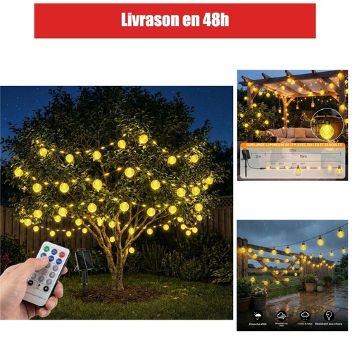 Guirlande lumineuse solaire