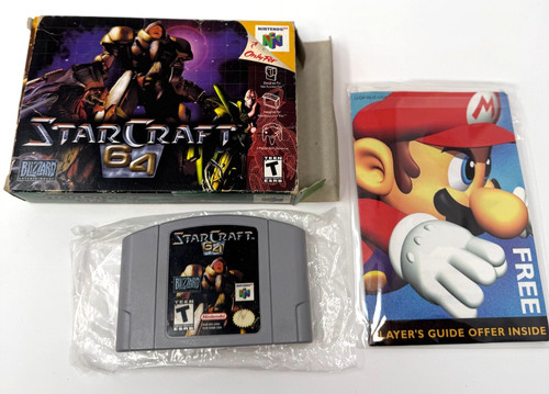 Starcraft n64 game - 64, game,