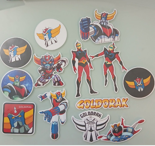 Les stickers goldorak un - stickers, :
