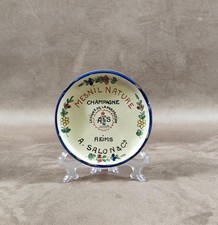RARE Magnifique Cendrier champagne Salon faïence Renolleau France Vintage 1960