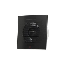 Extracteur d’air simple flux carré CLASSIC 100 mm anthracite 500.010.100 HOROZ