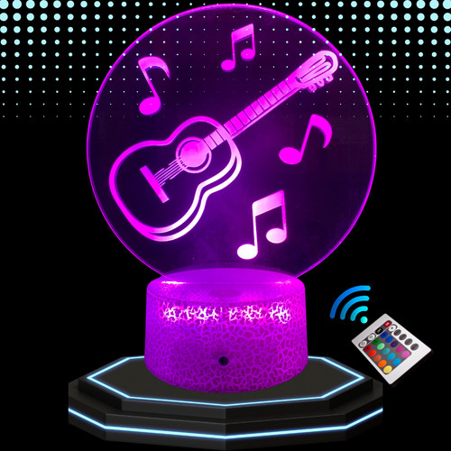 Lampe chevet led musique - 3d,