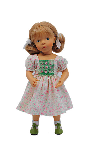 Boneka robe smokkleid motif - boneka,