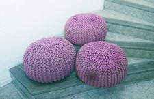 ENSEMBLE DE 3 BEAUX POUFS FLY