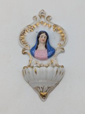 Bénitier en Faïence de Paris