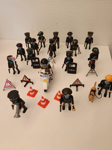 Playmobil lot polices moto - playmobil,