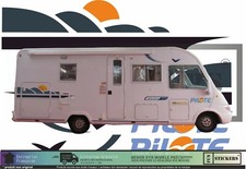 Autocollants graphique vinyle camping-car stickers rayures set pilote galaxy