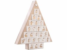 Calendrier de l'Avent réutilisable en bois - "Sapin de Noël" - Infactory