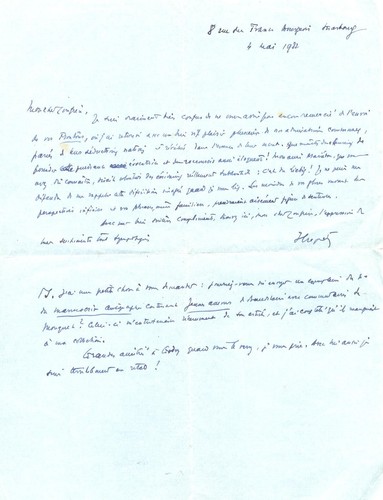 Lettre autographe jacques - autographe,