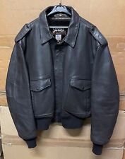 GENUINE VINTAGE US SCHOTT 684 SM LEATHER FLIGHT JACKET BROWN SUPER EX !! SIZE 54