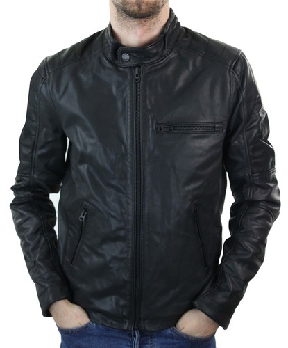 Blouson homme rétro biker