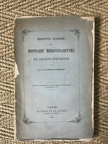 504 monnaies mérovingiennes - monnaies,