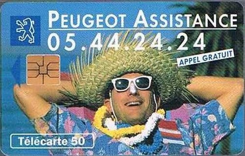 Telecarte peugeot assistance - peugeot,