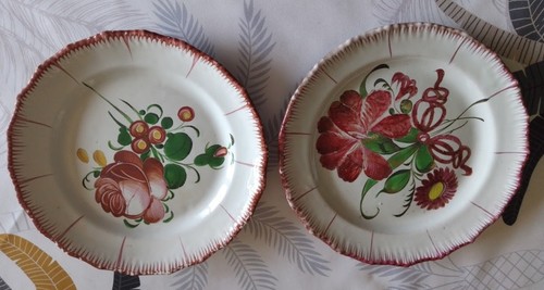 Lot anciennes assiettes - 2,