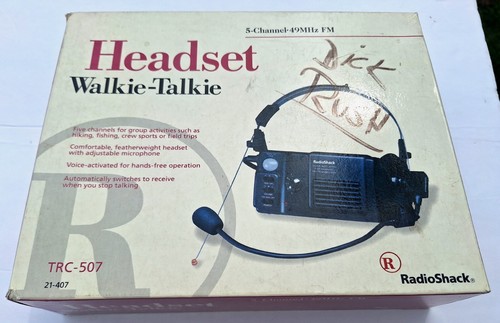 Radio shack walkie talkie - radio,