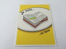 Carte je suis un livre pièce