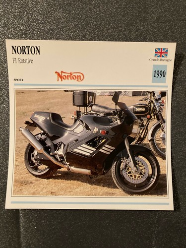 Carte fiche moto collection - carte,