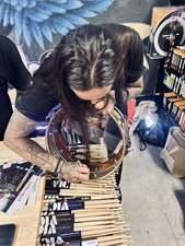 Ludwig Striped Bronze Signée Par Art Cruz 14x6,5