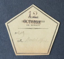 Carte billet d'entrée CERCLES