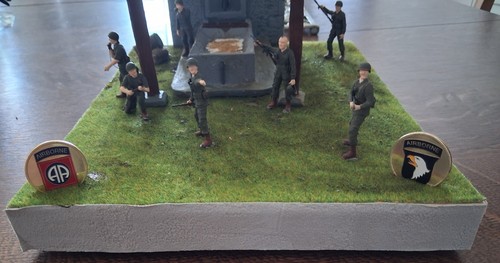 Diorama parachutiste americain - diorama,