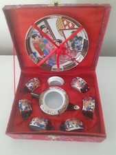 Coffret Service a Saké chinois en porcelaine 