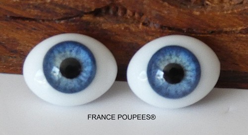 Yeux verre émaillé 14mm