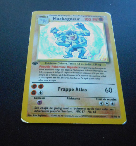 Pokemon carte mackogneur - carte,