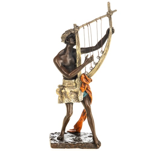 Sculpture bronze musicien - sculpture,