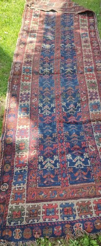 Grand tapis couloir ancien - grand,