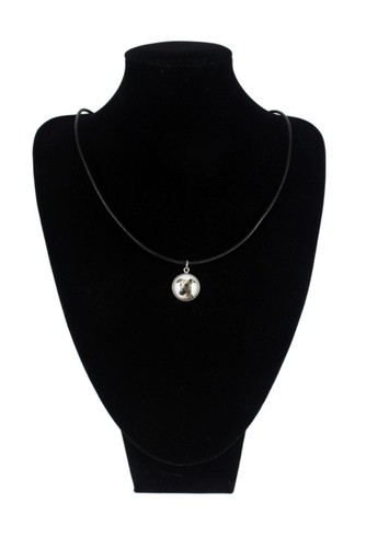 Whippet collier pendentif - whippet., collier,