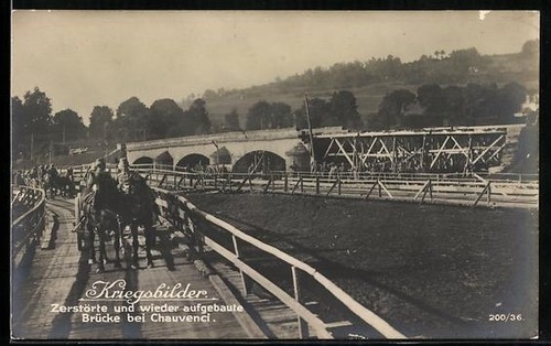 Cpa chauvenchy pont détruit - cpa, chauvenchy,