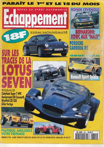 Echappement 324 lotus seven - n°324,