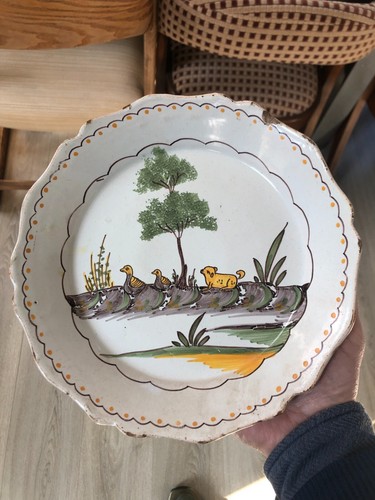 Belle assiette faience - belle,