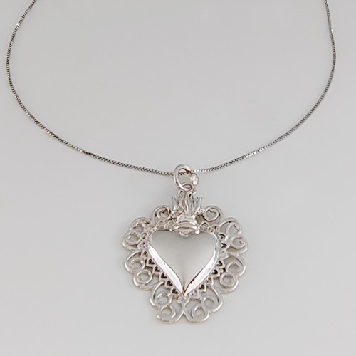 Collier homme femme argent - collier, en