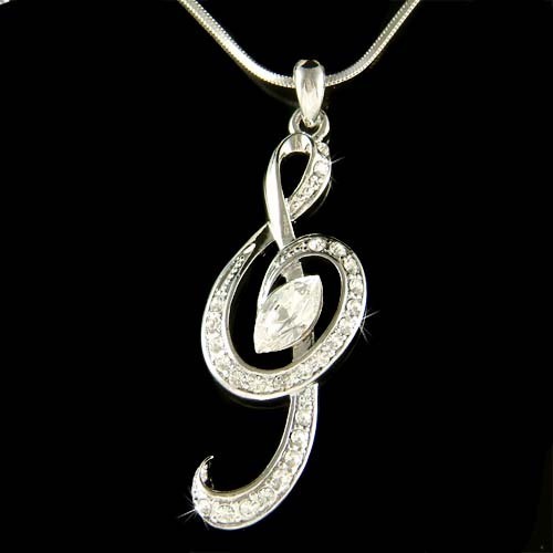 Collier note musical en - de,
