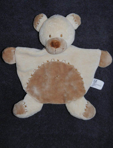 Doudou plat ours nicotoy - 🍀doudou,