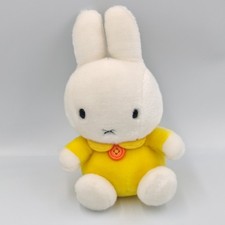 Doudou lapin blanc jaune MIFFY - 36460