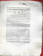 1792 Révolution Loi Vente des