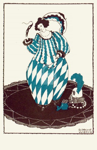 Wiener werkstatte postcard 626 - wiener,