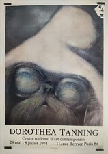 Tanning Dorothea Centre national d'art contemporain 1974 Affiche Originale Expos