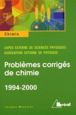 Capes externe 1994-2000, agrégation de physique 1994-2000 : problèmes de chimie