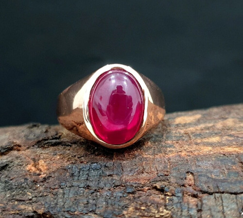 Bague rose rubis - bague,