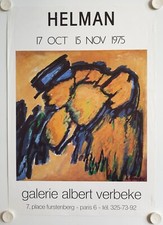 Affiche HELMAN 1975 Exposition