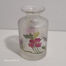 Flacon Toilette Cristal Dégagé Acide Style Daum Nancy XIXème