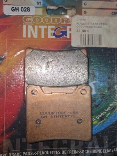 Plaquettes frein goodridge - de,